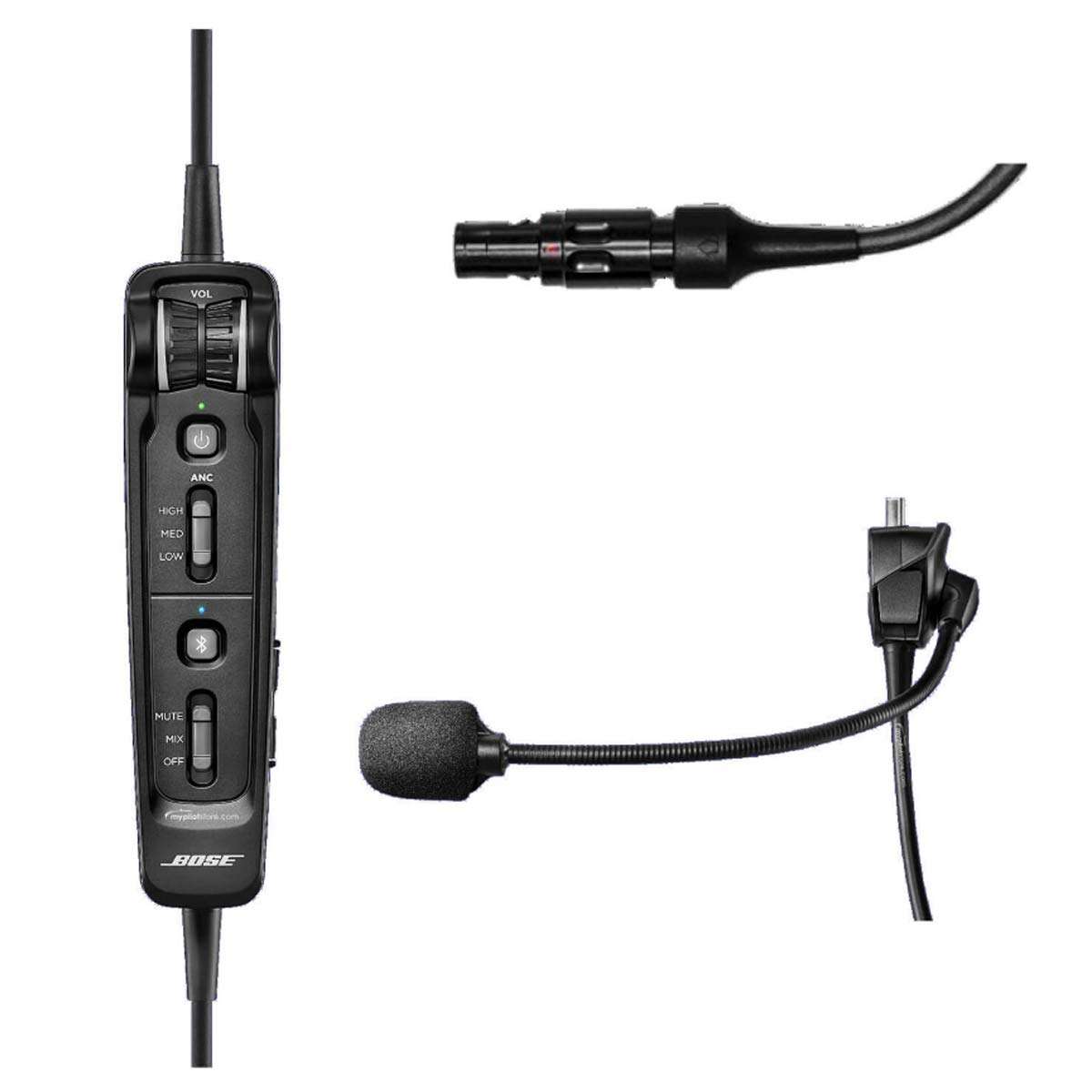 Bose A30 - 6 Pin LEMO Plug Cable - Bluetooth – Banyan Pilot Shop