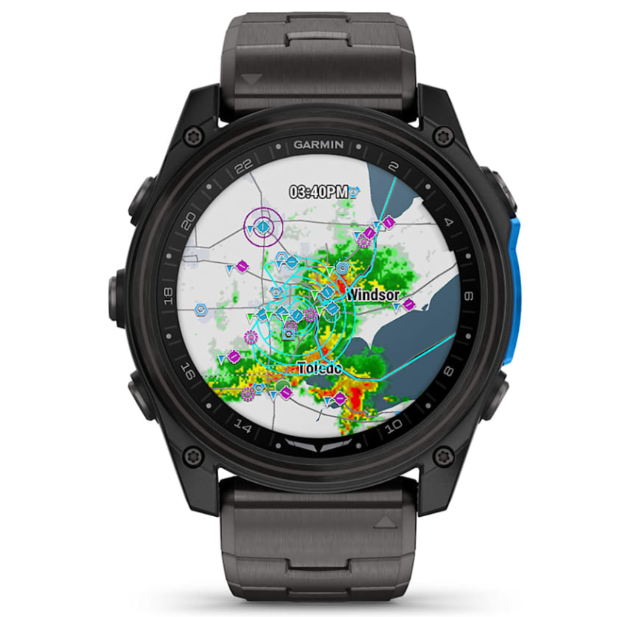 Garmin - D2 Mach 2 Aviation GPS Smartwatch 