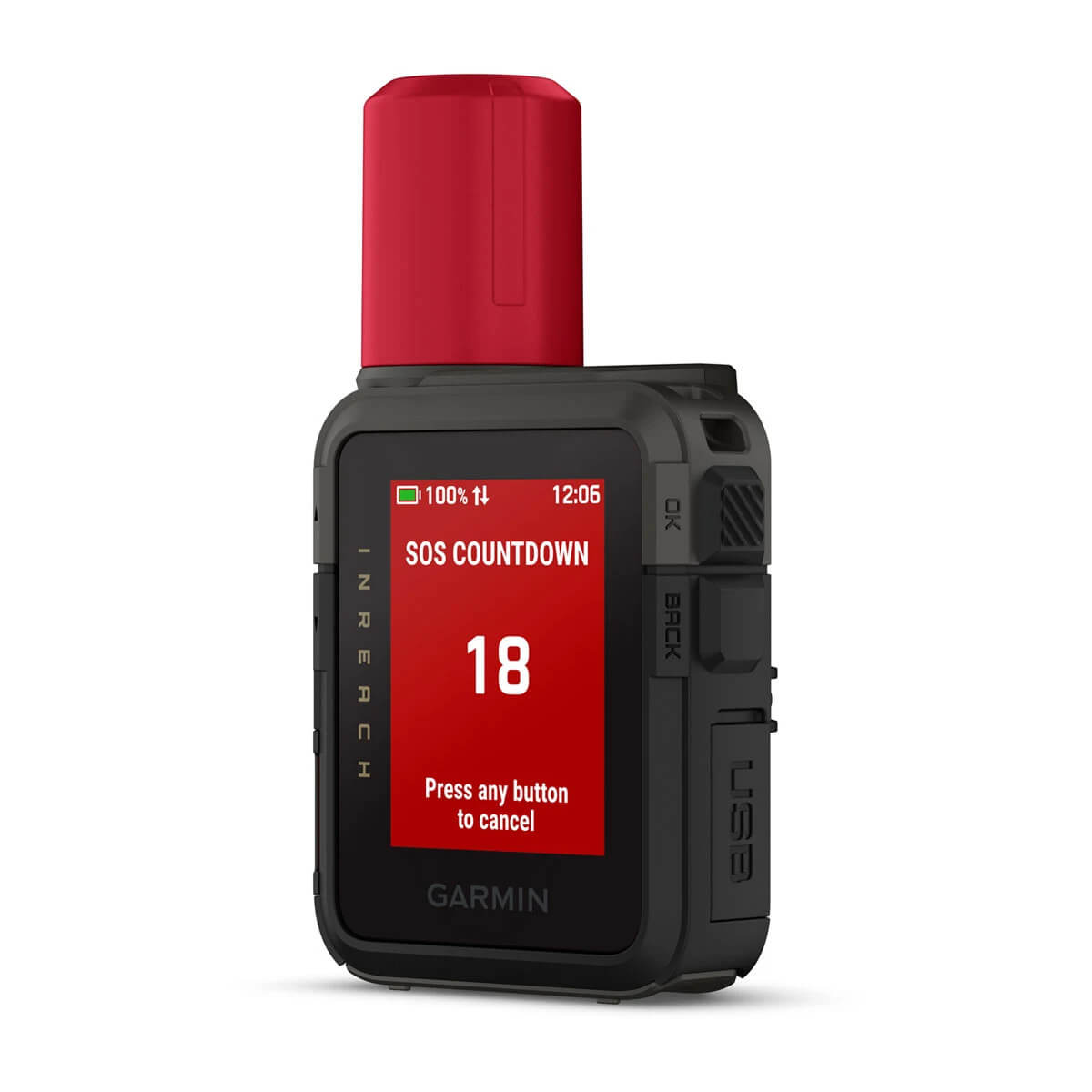 Garmin inReach Mini 3 PLUS Satellite Communicator screen size