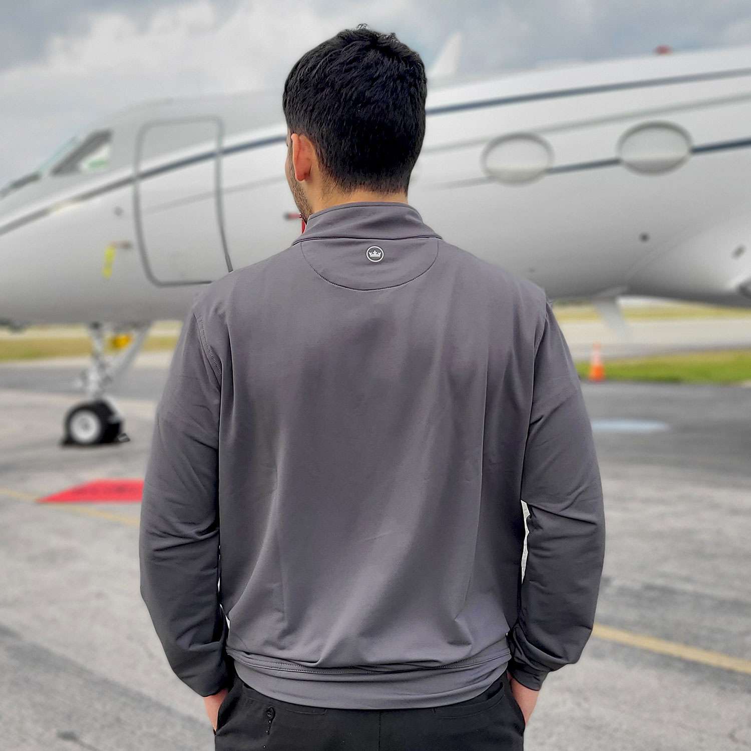 Peter Millar HondaJet Mens 1/4 Zip Pullover image 2