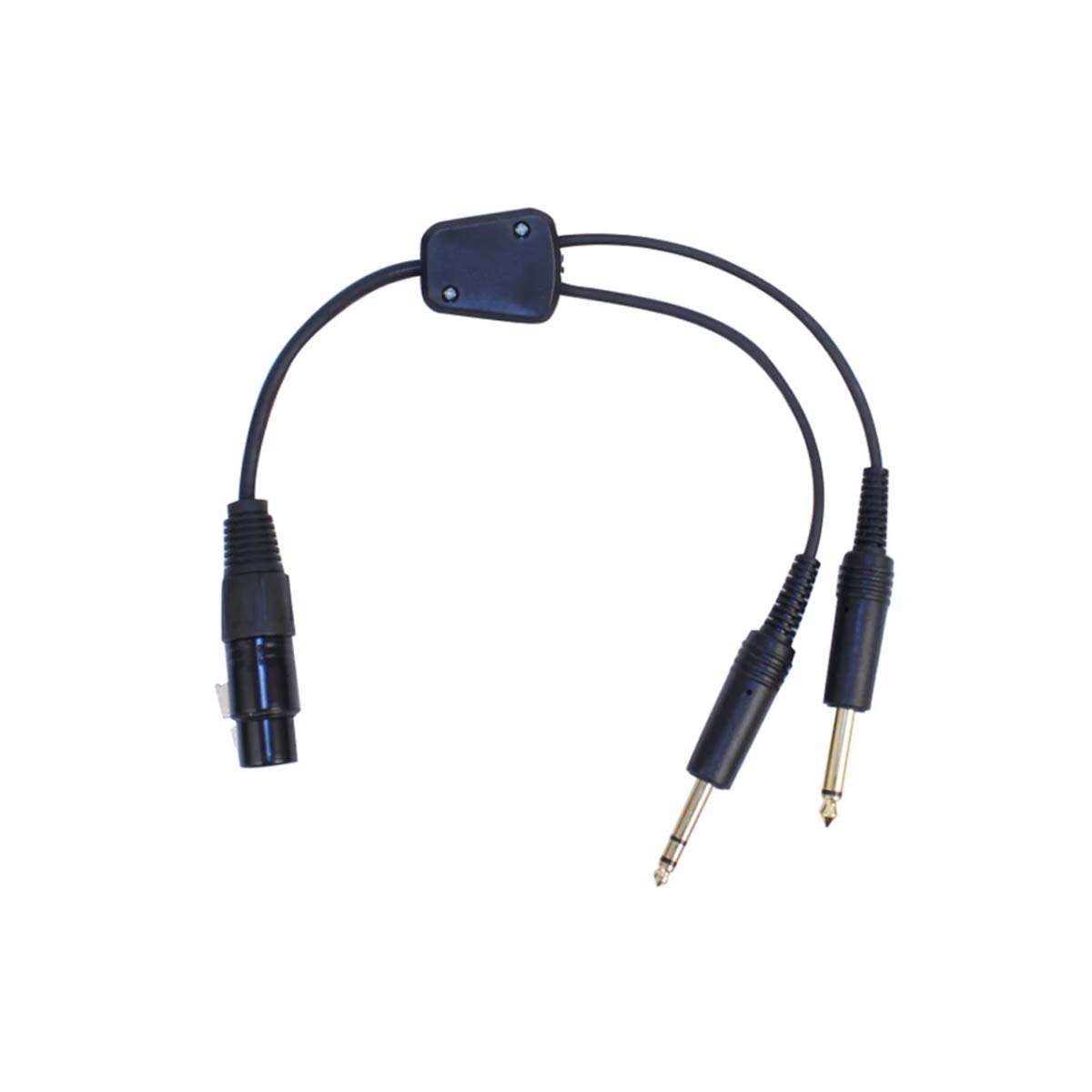 Tely Airbus Headset to Dual GA Adapter image 0