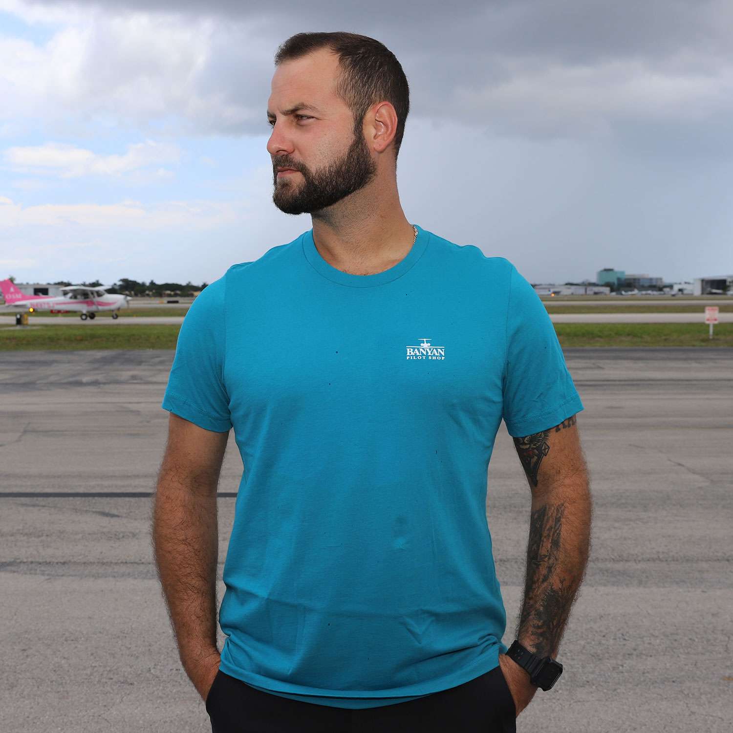 Cirrus Line Art T-Shirt image 1