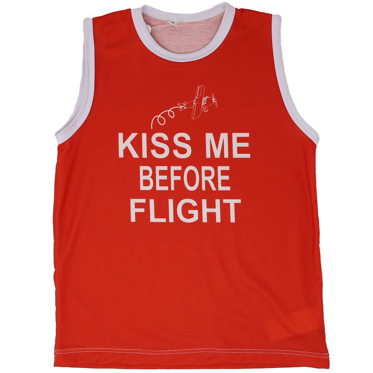Boys Kiss Me Before Flight Tank Top image 1