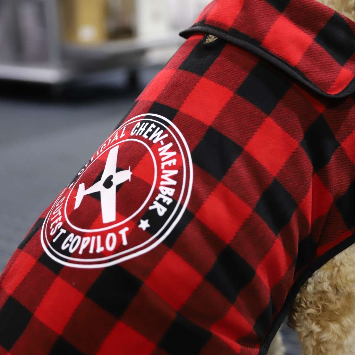 Red Buffalo Aviation Dog Coat image 4