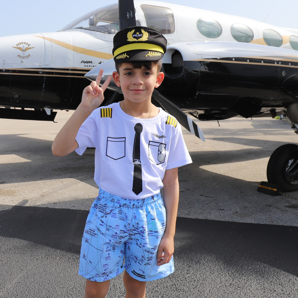 Pilot Uniform Baby-Youth T-Shirt image 0