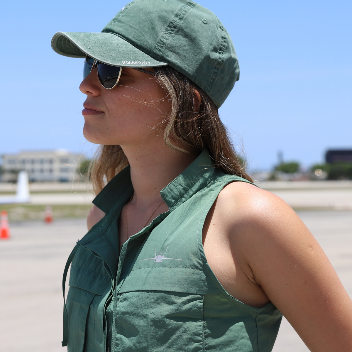 Fly Signature Military Green Baseball Hat