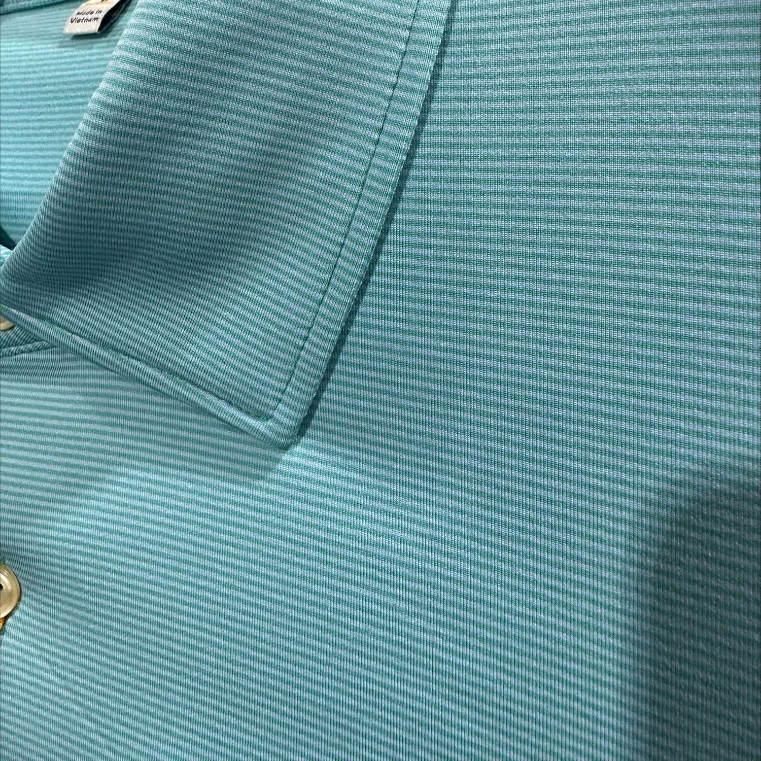 HondaJet Peter Millar Mens Stripe Performance Polo image 2