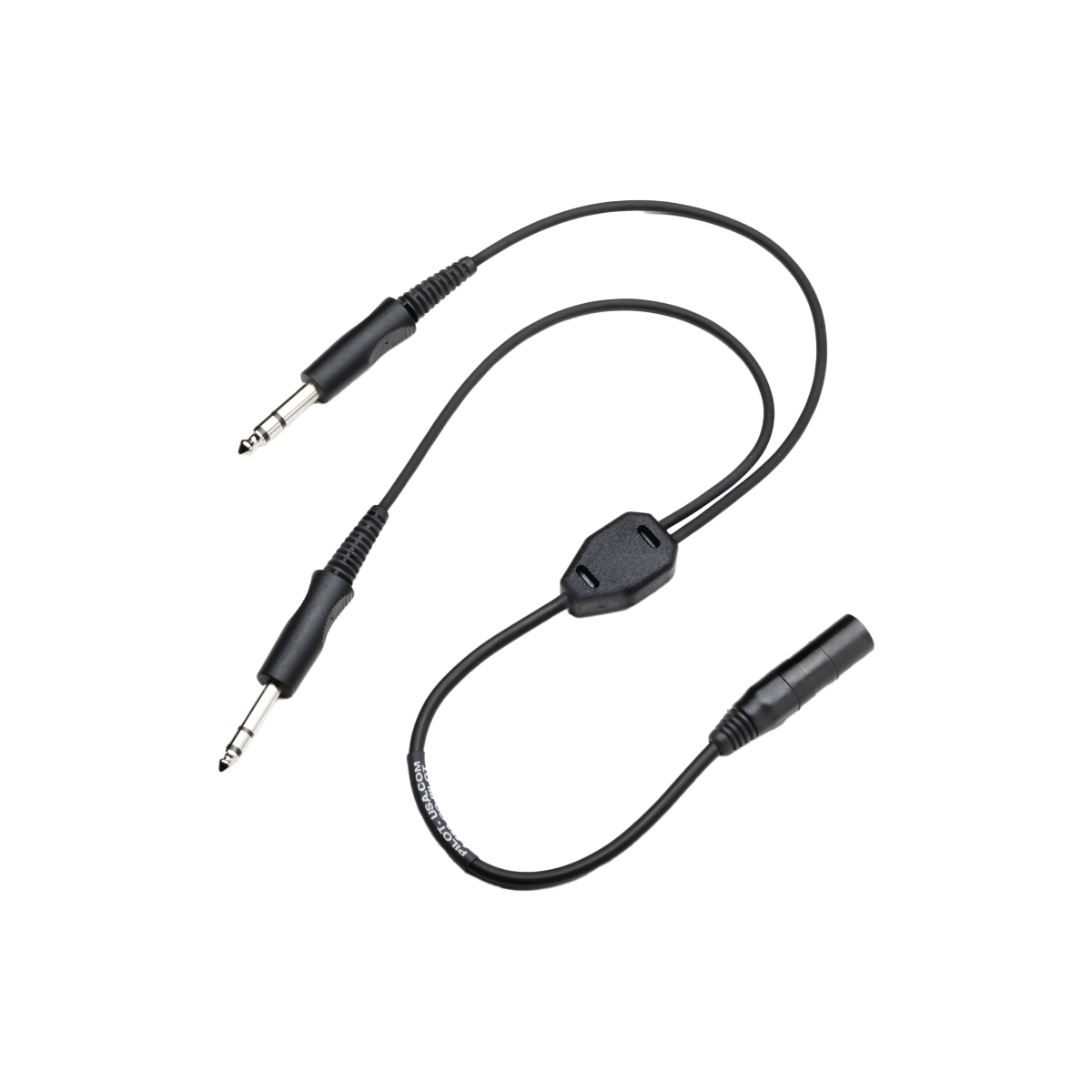 Pilot Communications Bose A20 6-pin LEMO to Dual GA Plug Adapter image 0