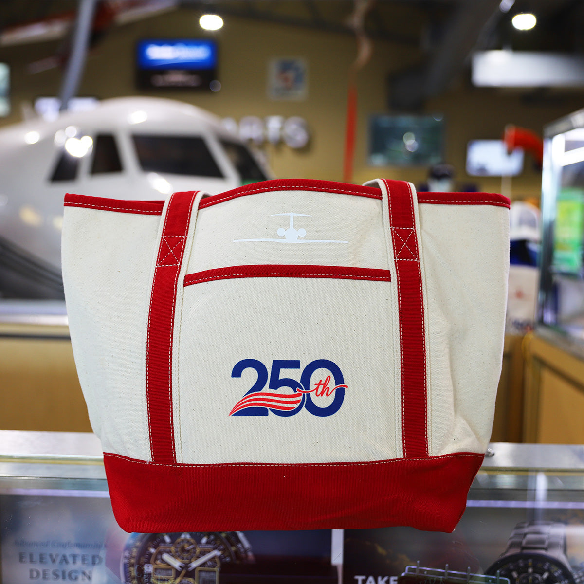 U.S.A 250 tote bag