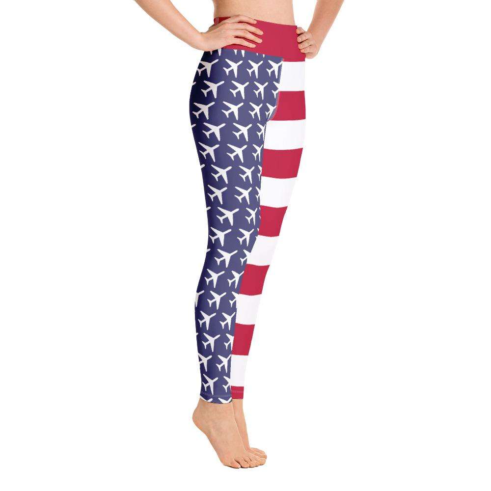American Aviation Pride Yoga Leggings image 3