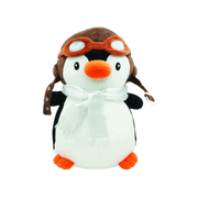 Aviator Penguin Mushmillow � Plush Pilot Penguin Toy (14") image 0
