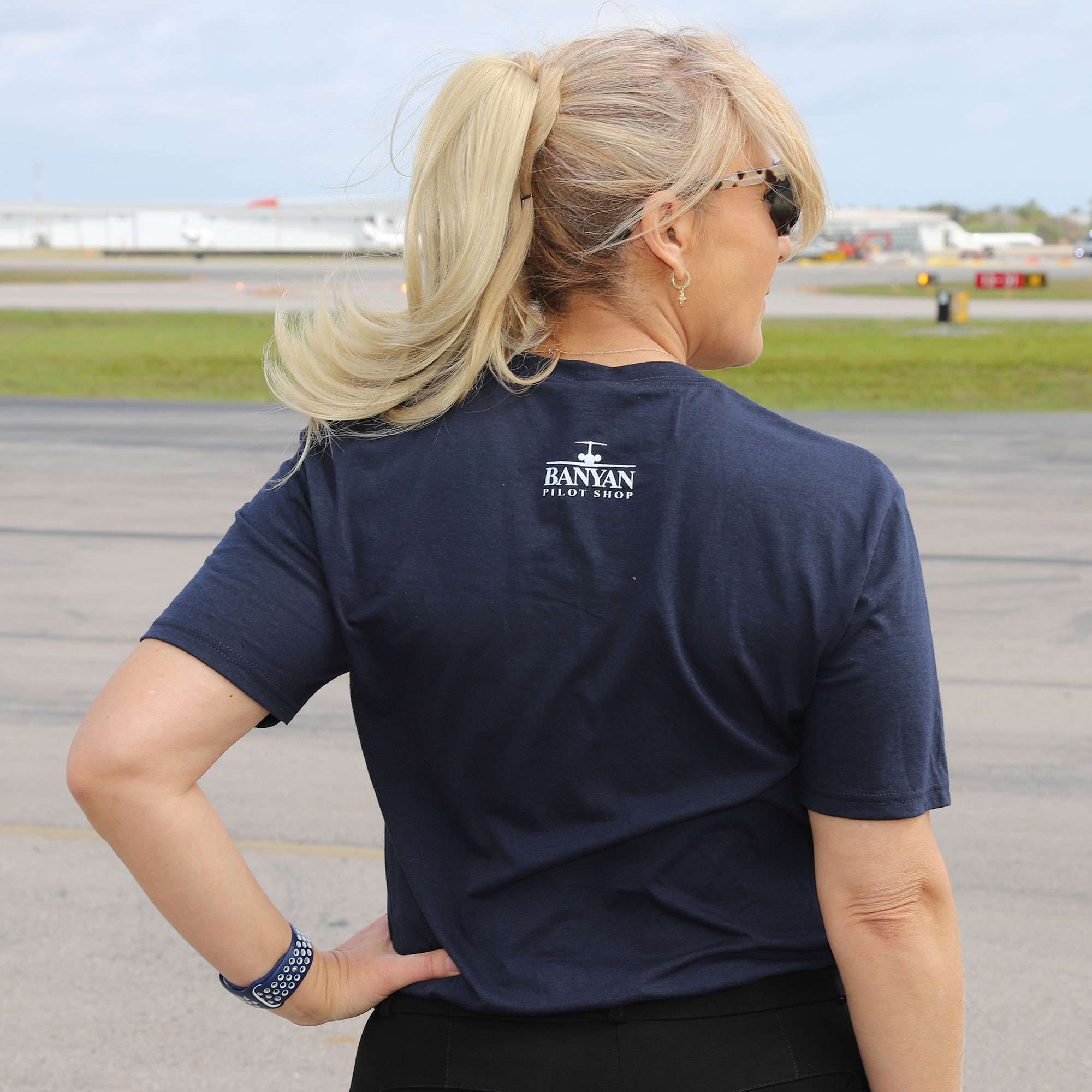 Banyan Blue P-40 Warhawk T-Shirt image 4
