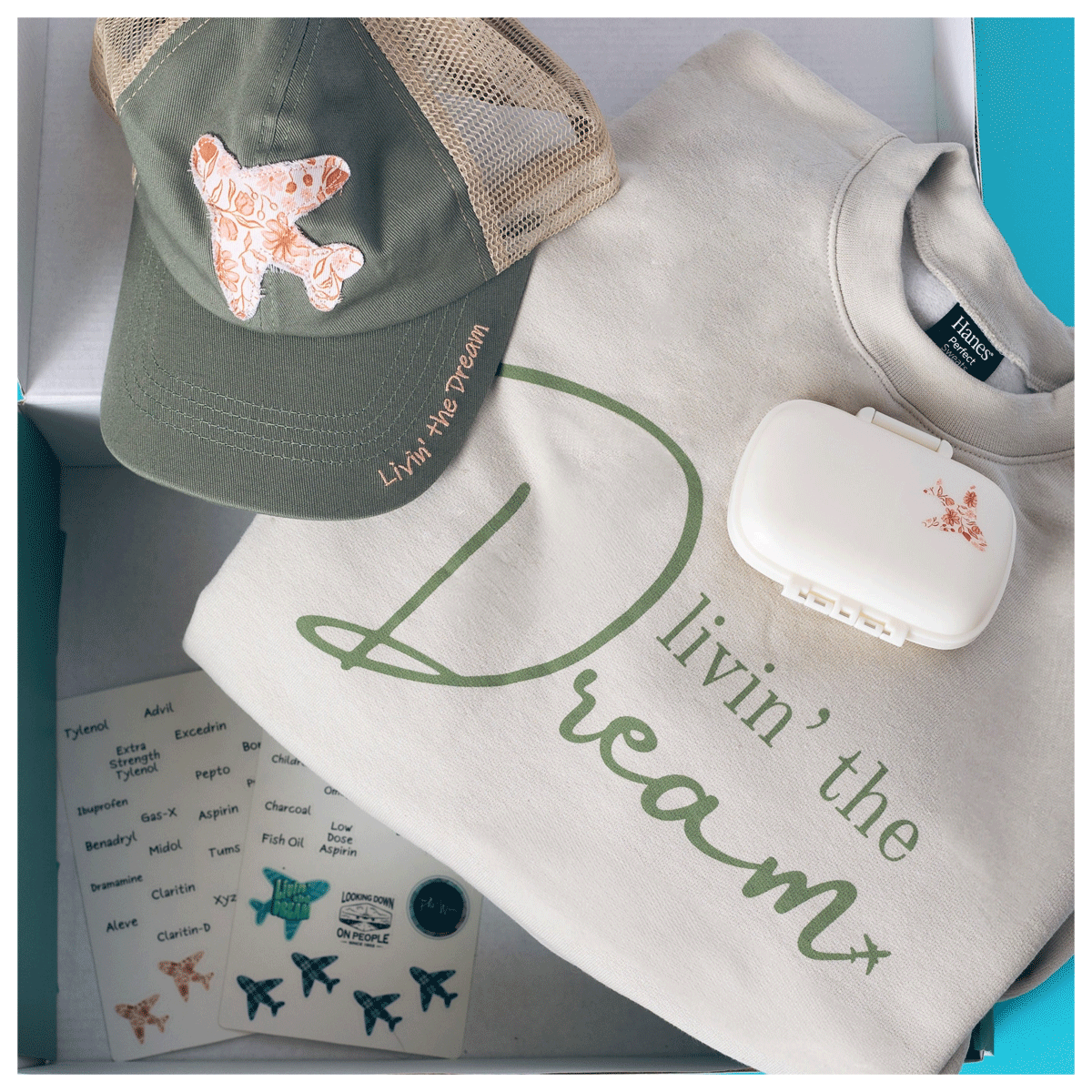 Livin� the Dream Cap � Ladies Mesh Back Aviation Hat image 6