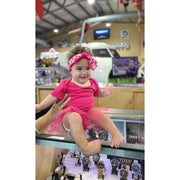 Tutu Tulle Baby Onesie With Plane Detail image 0