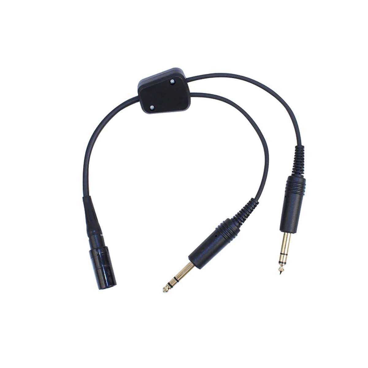 Tely LEMO Headset to Dual GA Adapter image 0