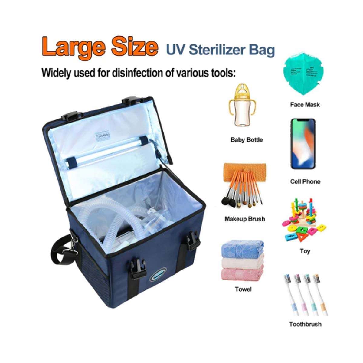 Coospider - UVC Ozone-free Sanitizer Bag for Cleaner Disinfection Germicidal image 2