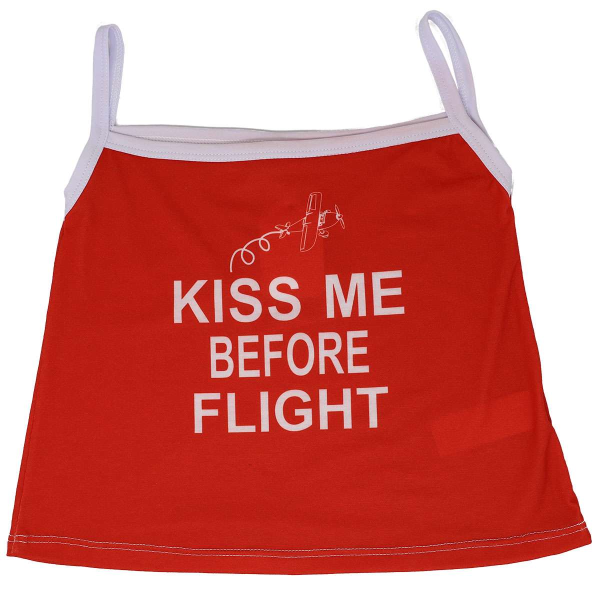 Girls Kiss Me Before Flight Tank Top image 0