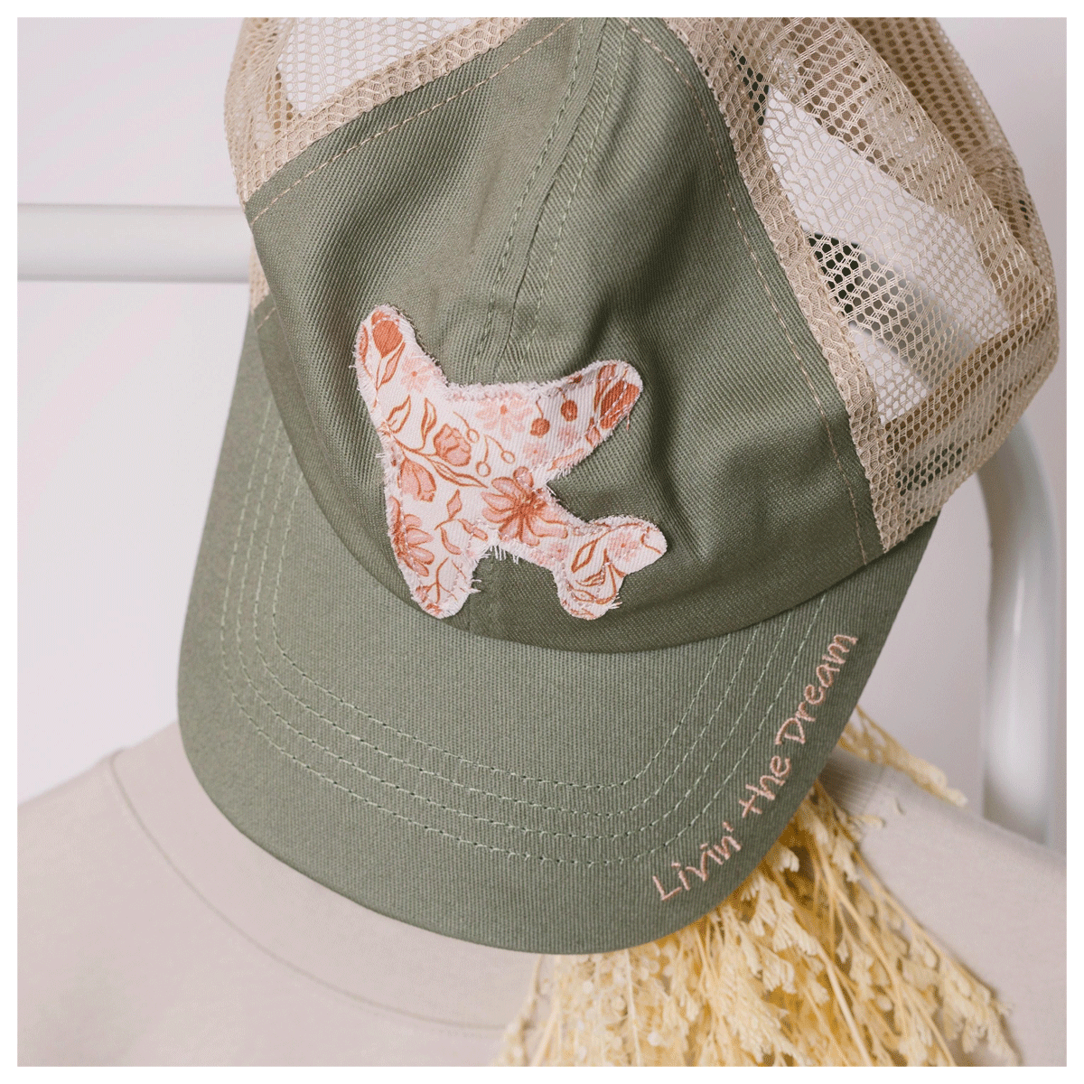 Livin� the Dream Cap � Ladies Mesh Back Aviation Hat image 5