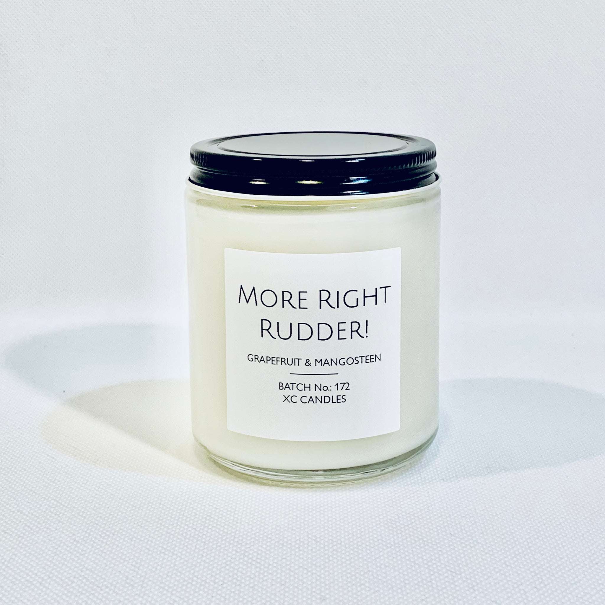 XC Candles - More Right Rudder - Grapefruit &amp; Mangosteen image 0