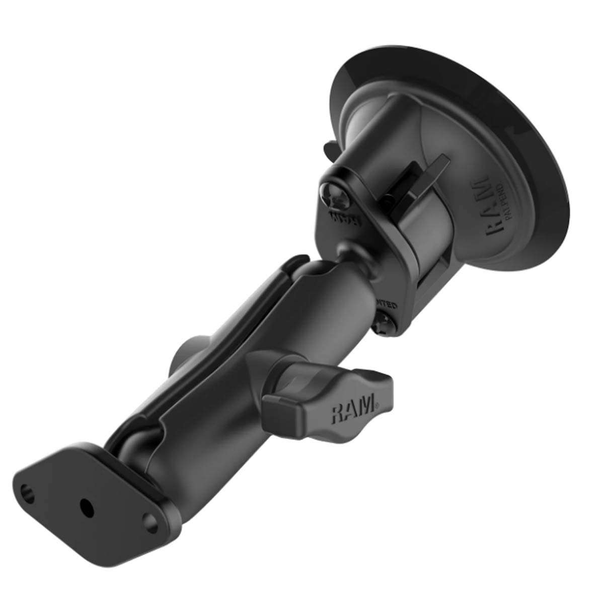 RAM� Twist-Lock� Suction Cup Double Ball Mount - Medium image 0