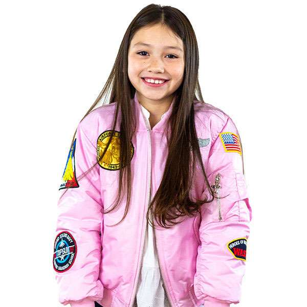 MA-1 Flight Jacket � Youth � Pink image 4