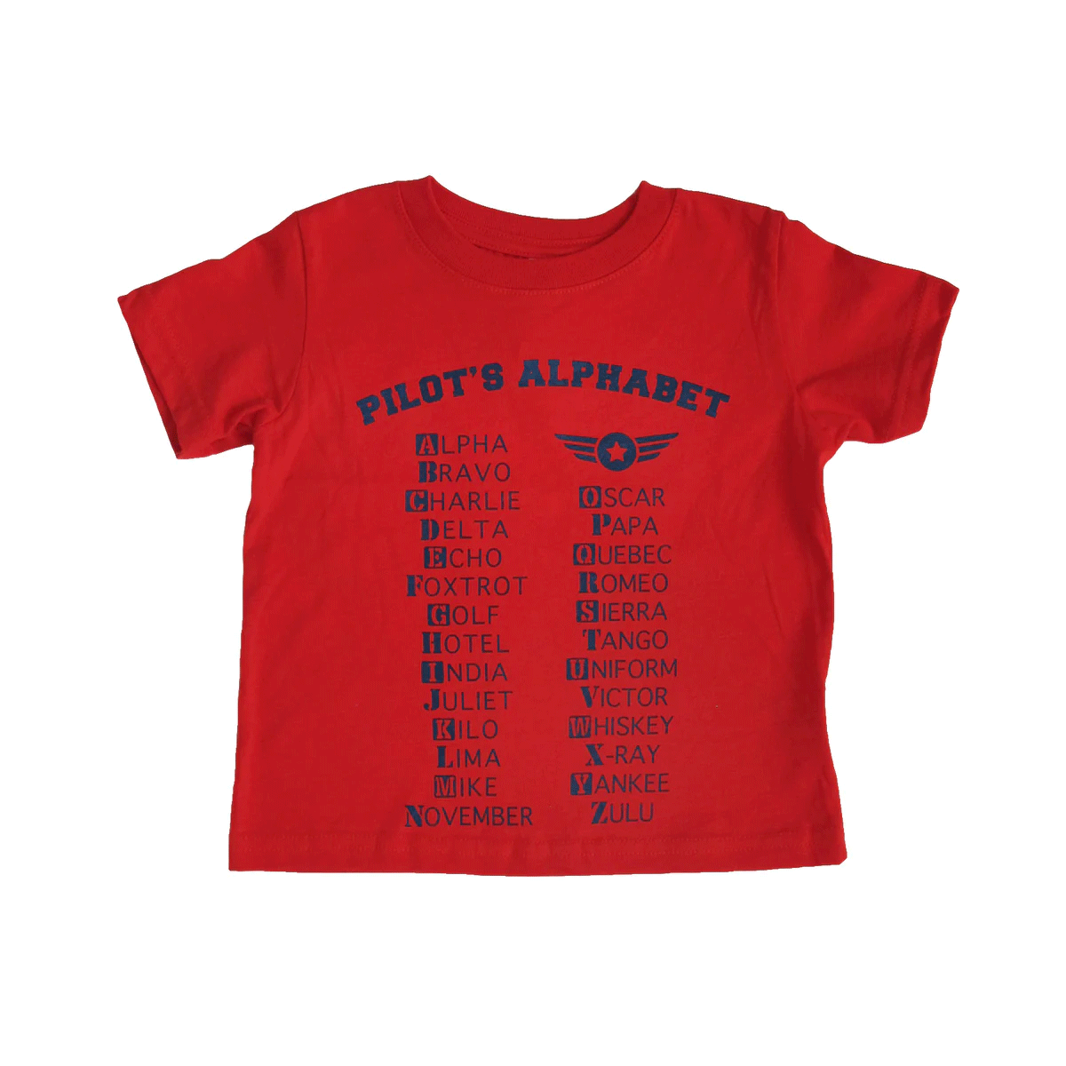 Pilot's Alphabet T-Shirt image 1