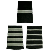 Silver Nylon Pilot Epaulets image 0