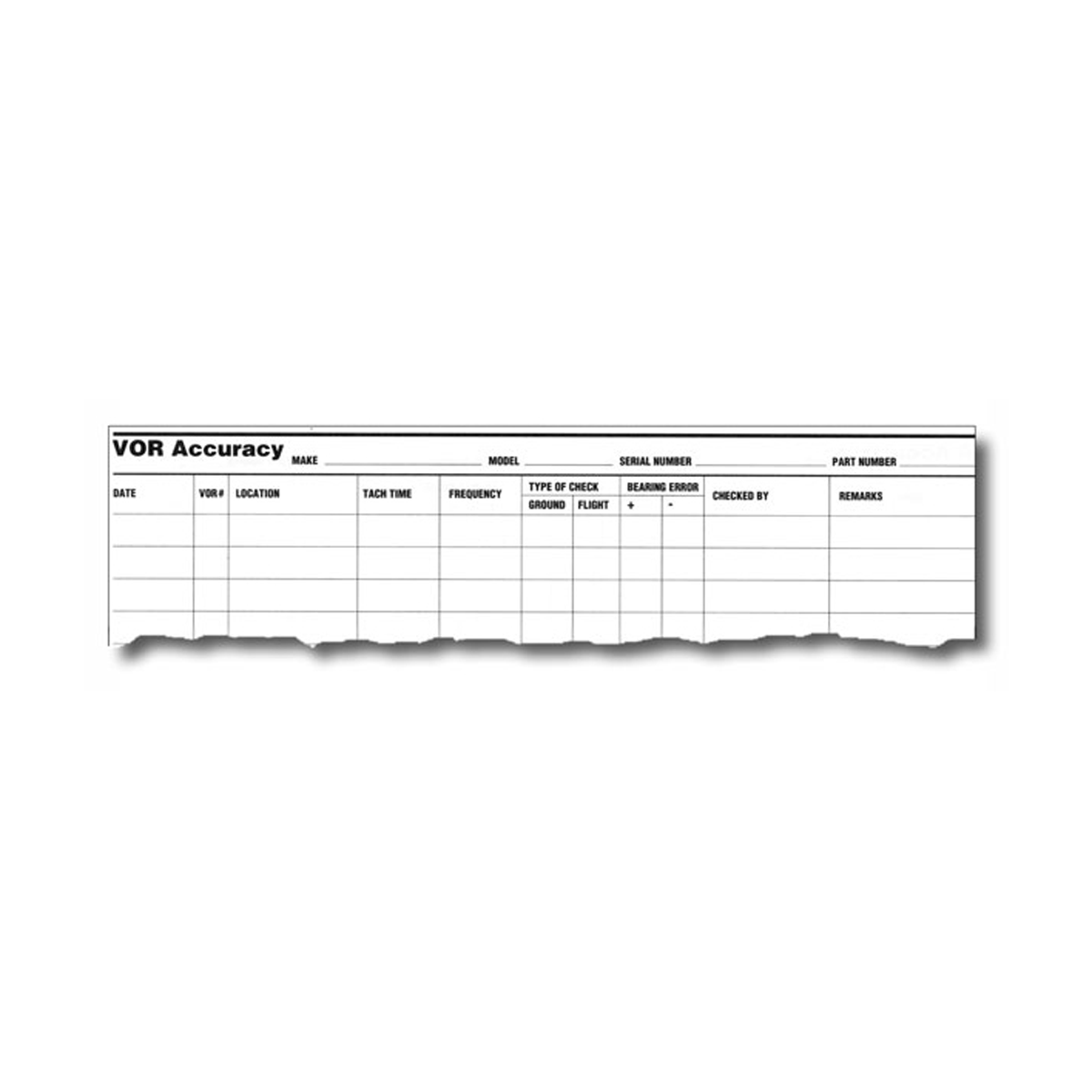 ASA Standard Avionics Logbook image 1