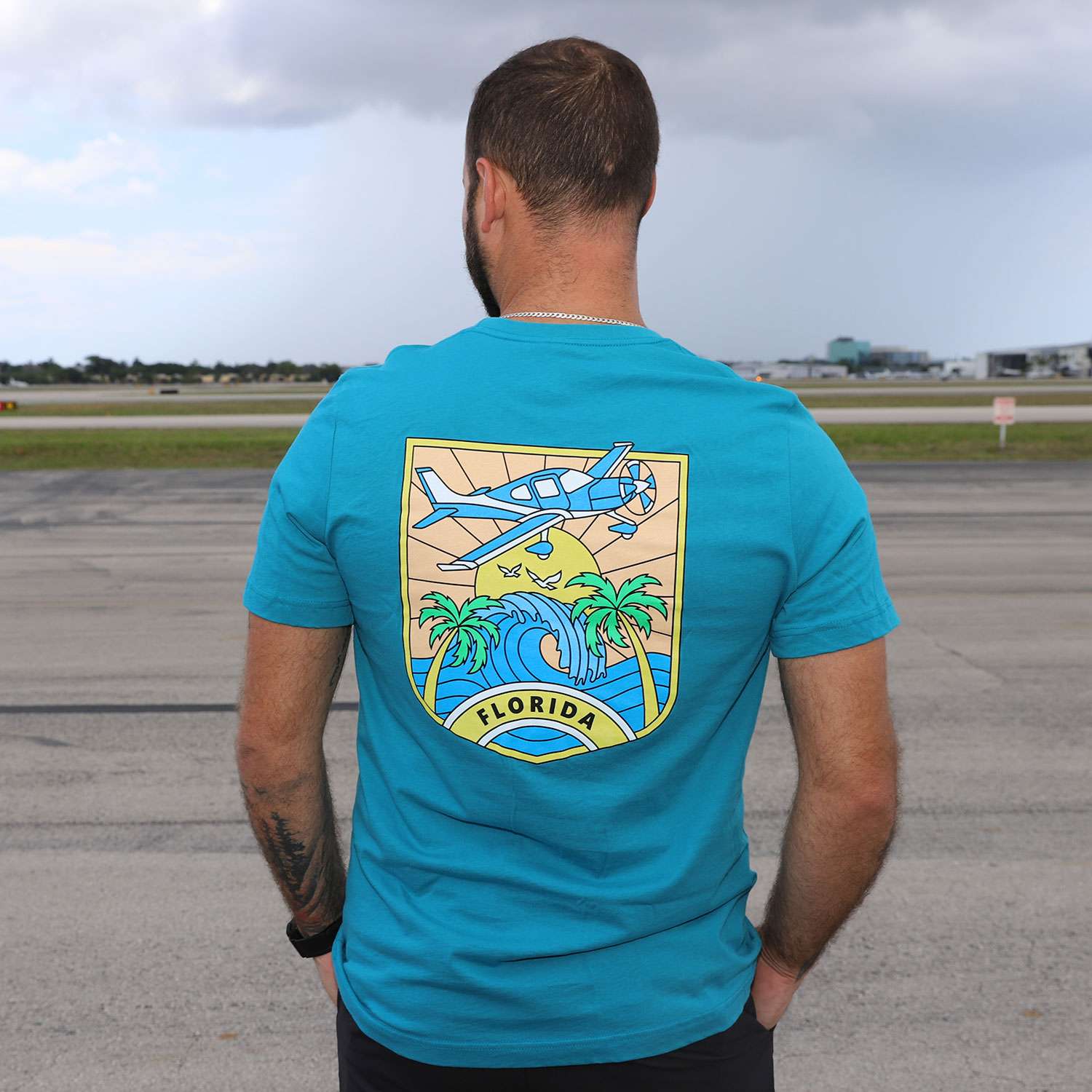 Cirrus Line Art T-Shirt image 0