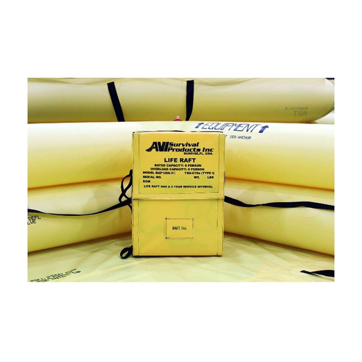 AVI Survival Products - 6-12 Person Life Raft FAA TSO-C70a � Type I image 4