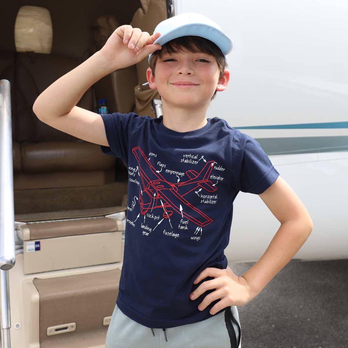 Parts of the Airplane T-shirt image 0