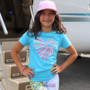 Girls HeartShine Airplane T-Shirt image 0