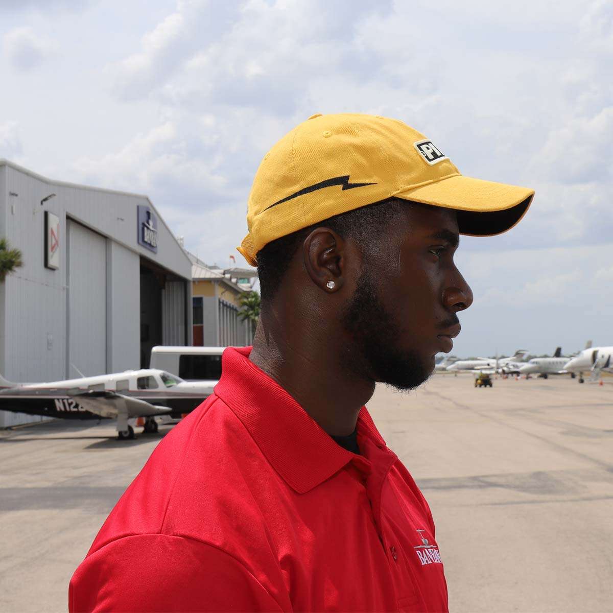 Piper Cub Vintage Yellow Cap image 2