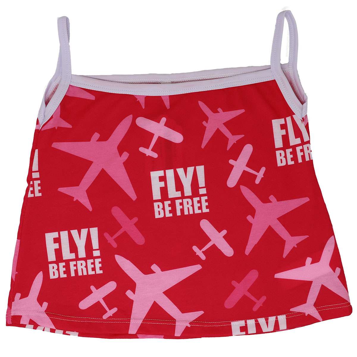 Girls Pink Fly Be Free Tank Top image 0