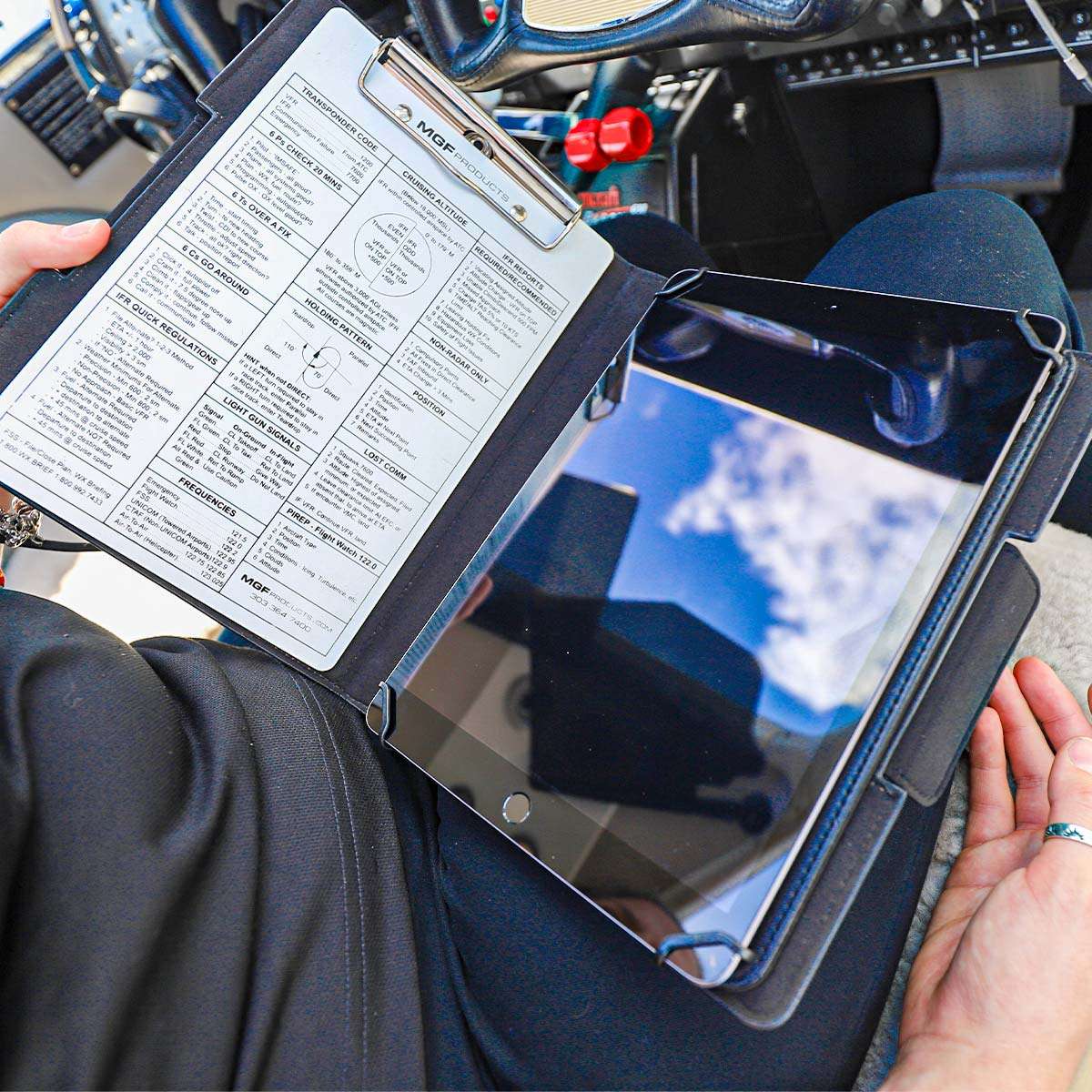 MyGoFlight iPad Universal Kneeboard Folio C image 3