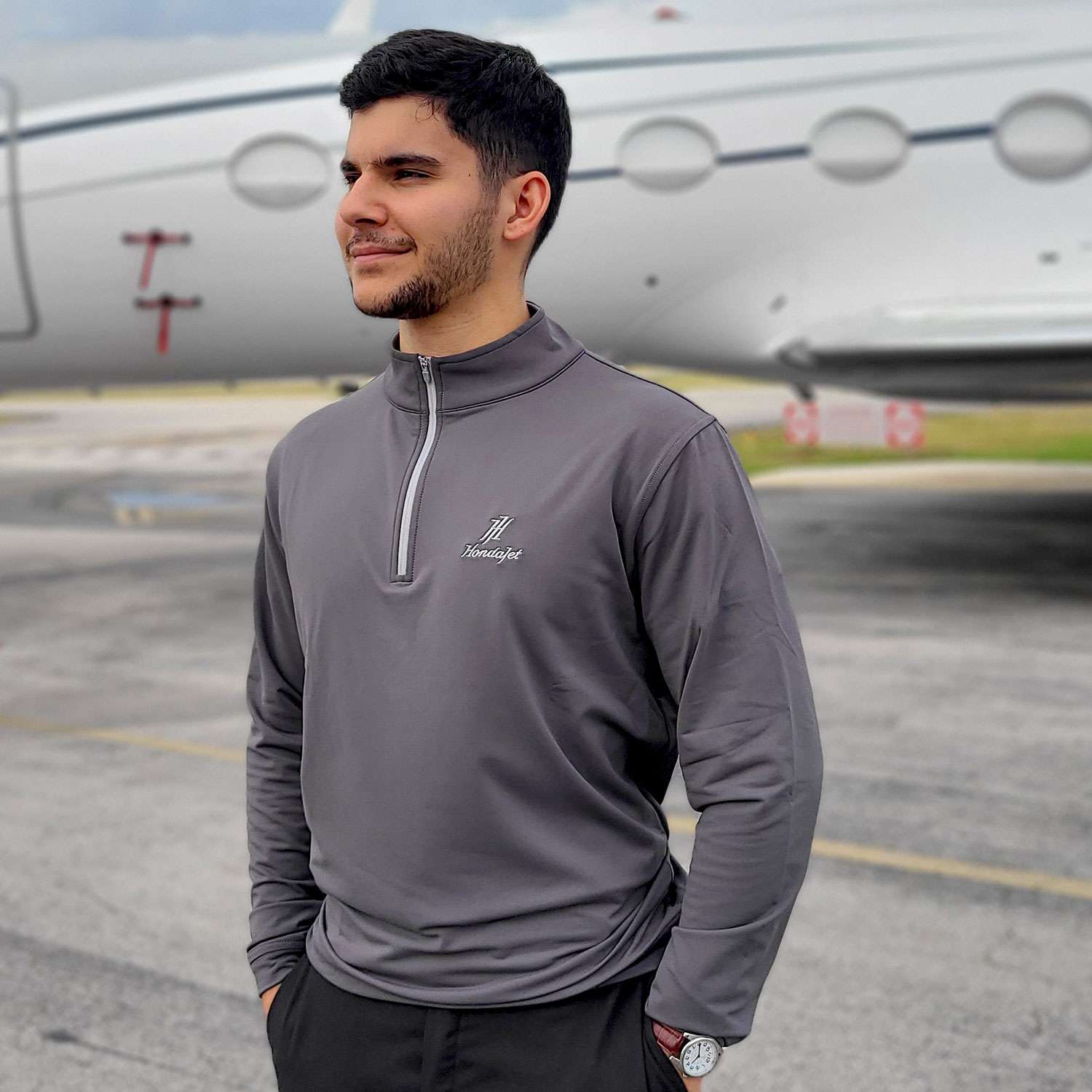 Peter Millar HondaJet Mens 1/4 Zip Pullover image 0