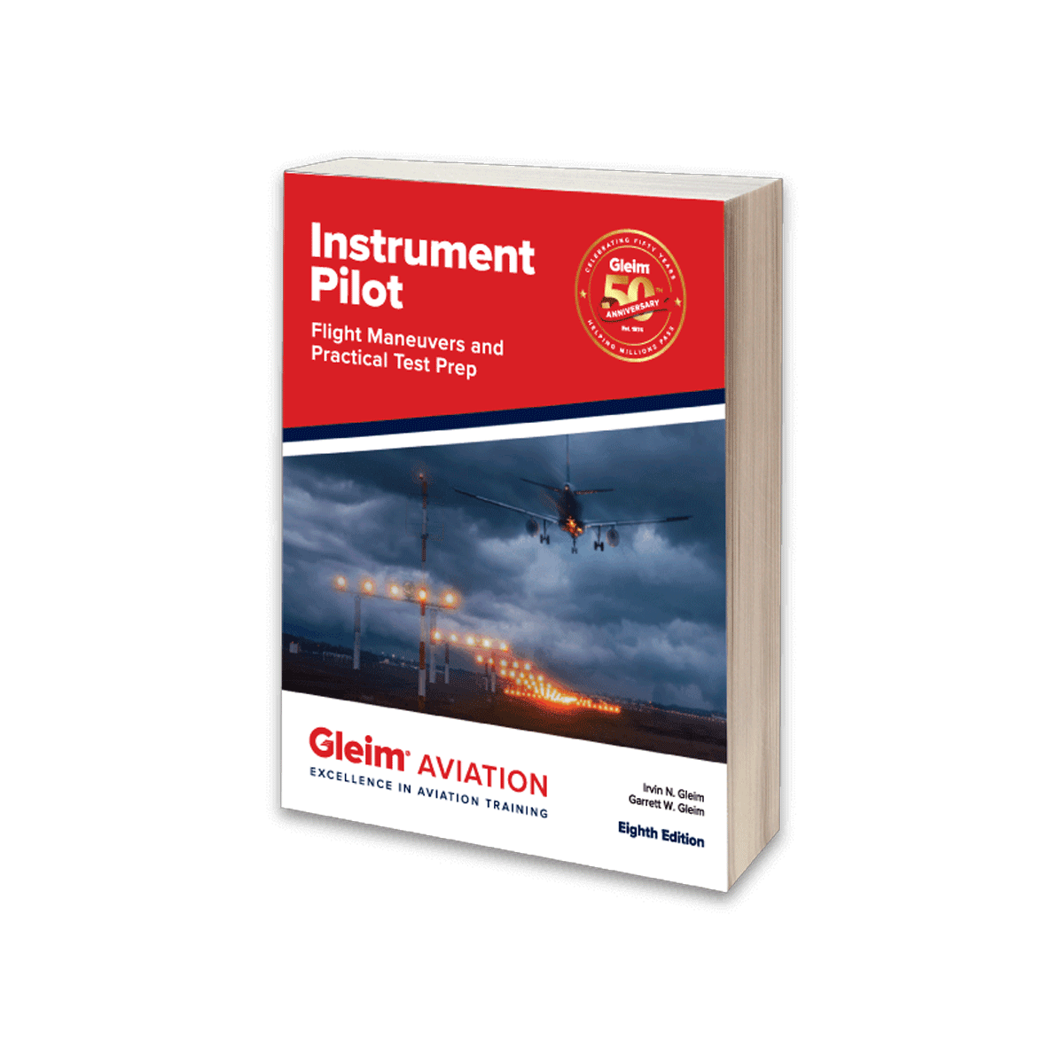 Gleim Instrument Pilot Flight Maneuvers and Practical Test Prep Book � 2024 Edition image 0