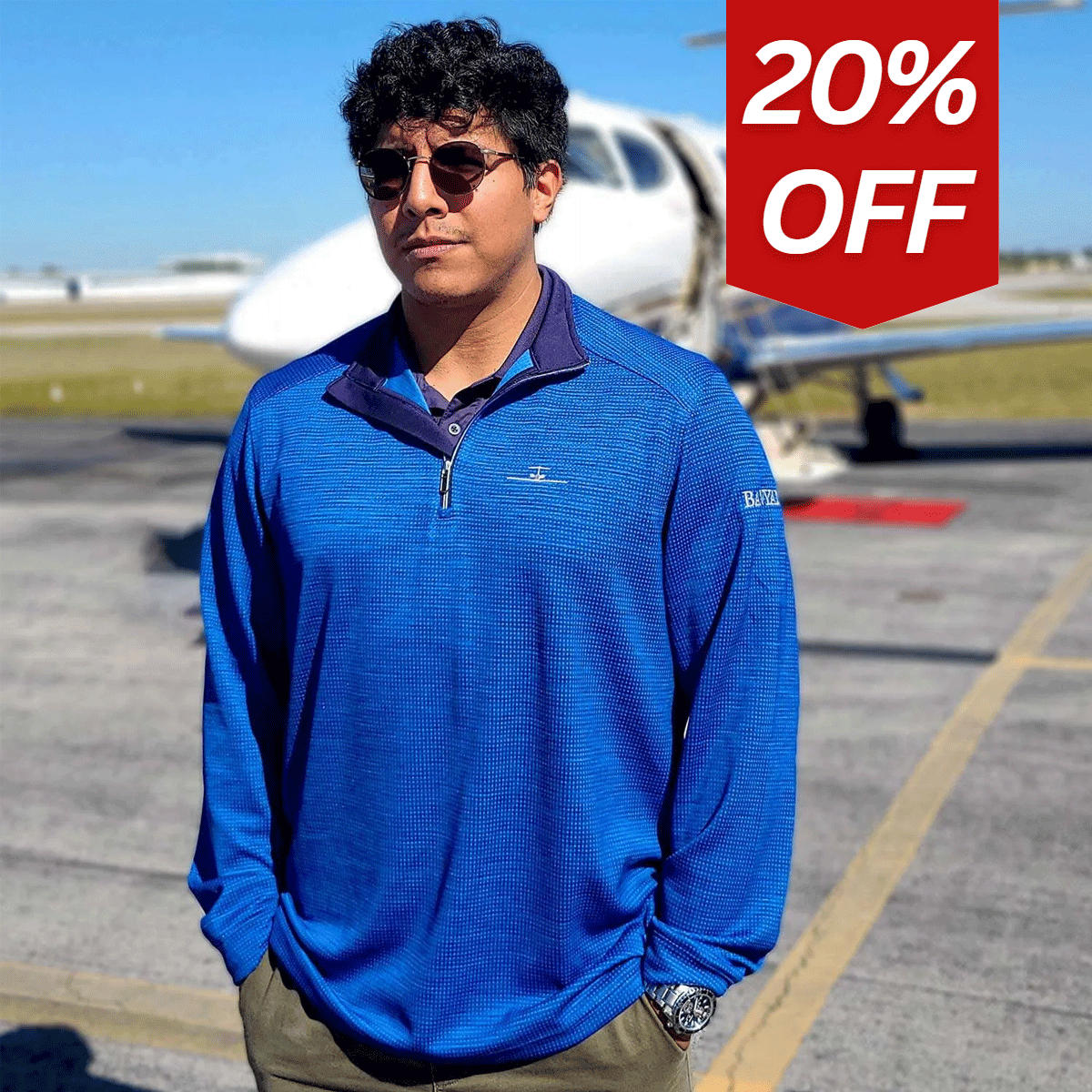 Banyan Pebble Beach Men's 1/4 Zip Pullover - XXL image 0