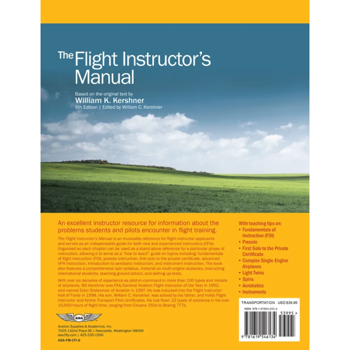 The Flight Instructor’s Manual, Sixth Edition