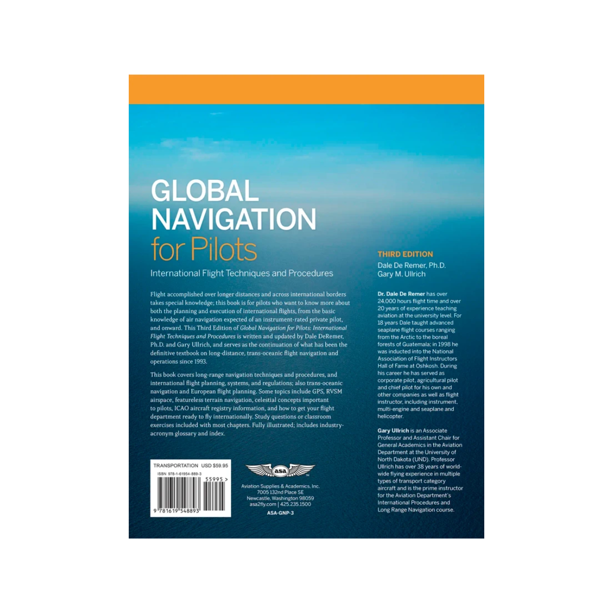 Global Navigation for Pilots back cover