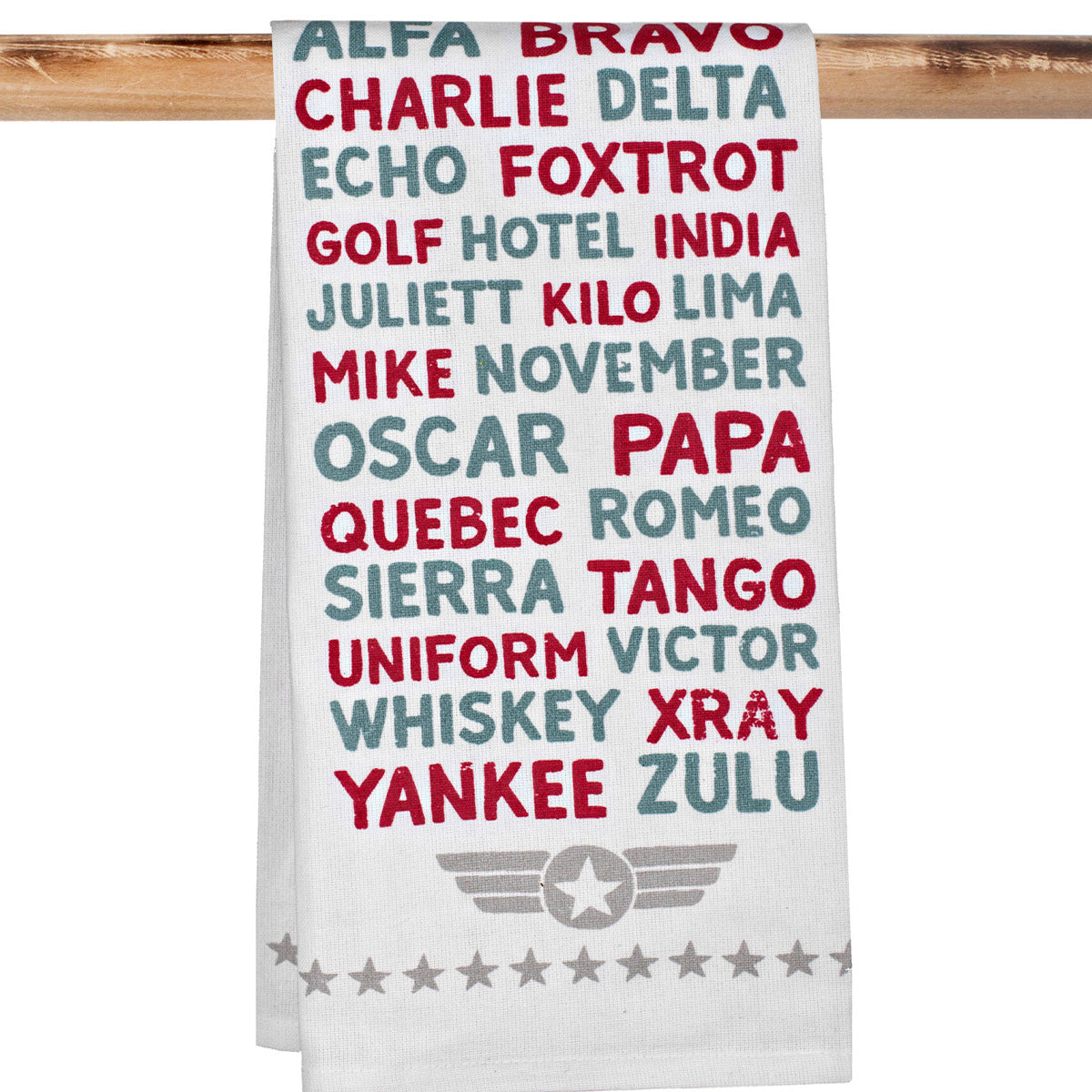 Aviation Alphabet Kitchen Towel