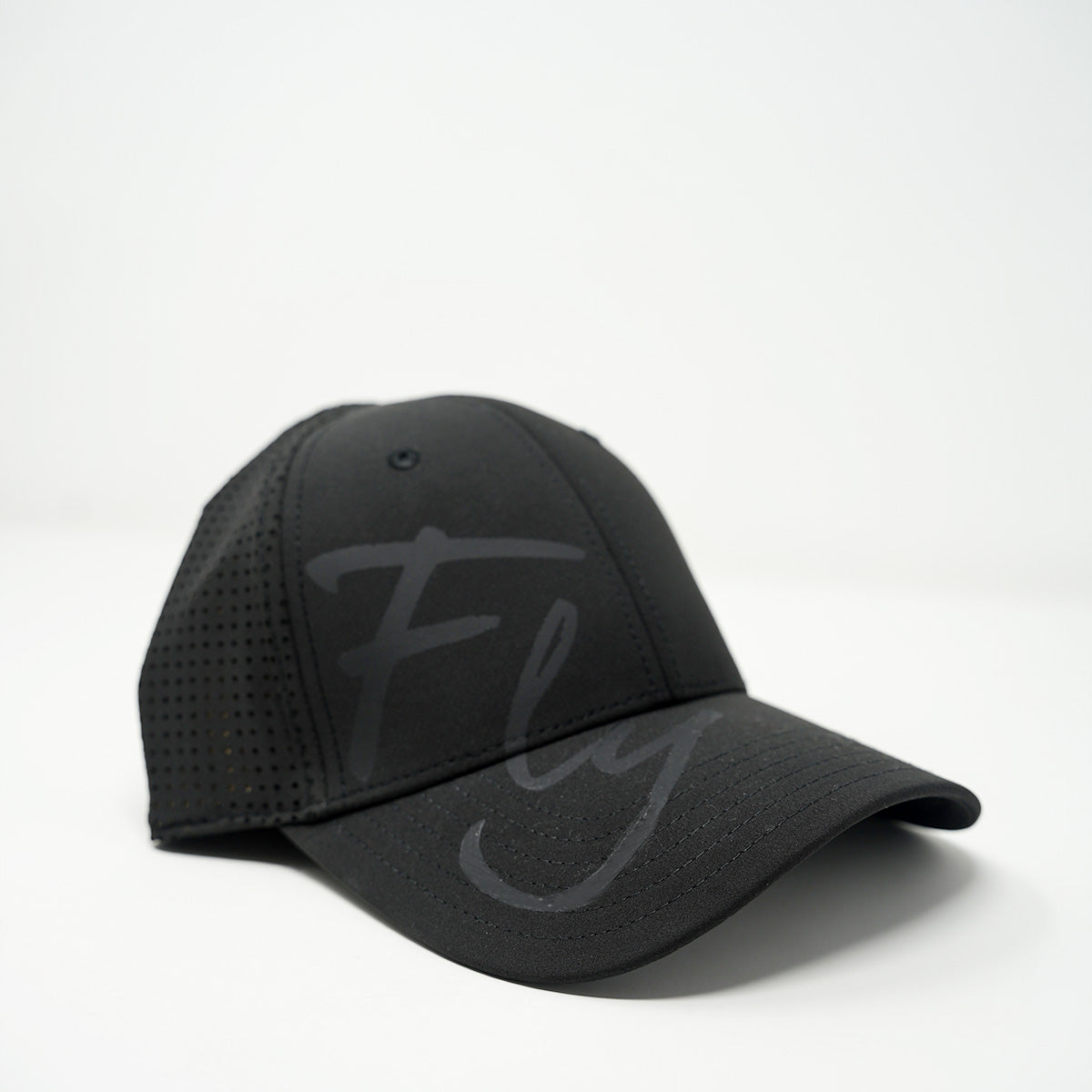 Black signature hat