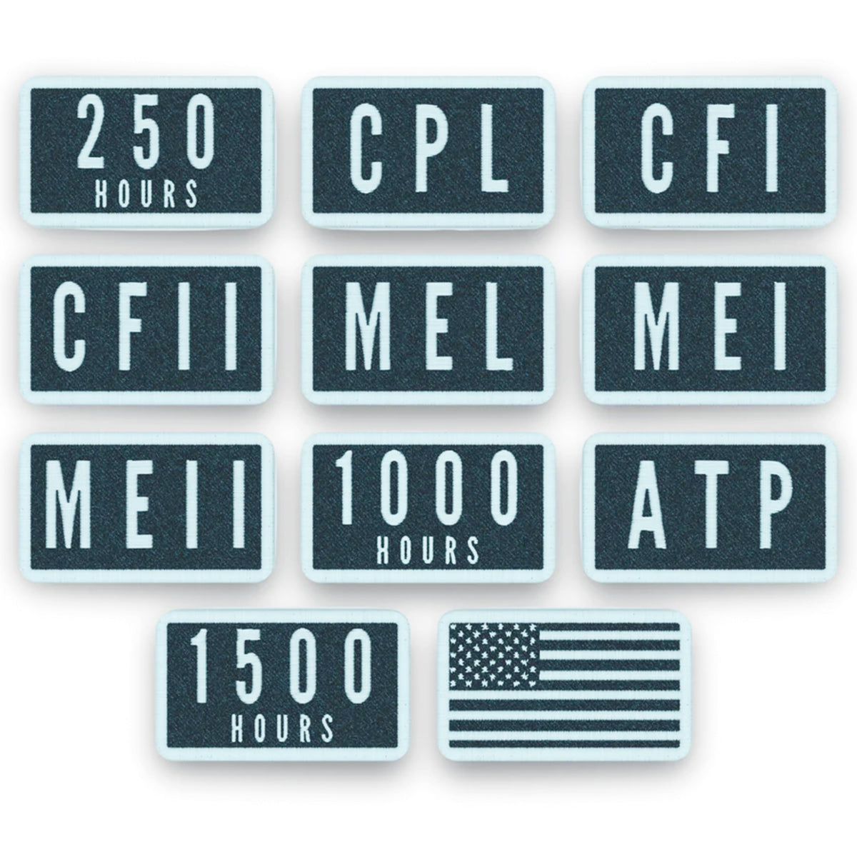 Commercial pilot milestone patches