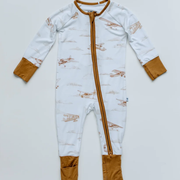 Aviation romper copper