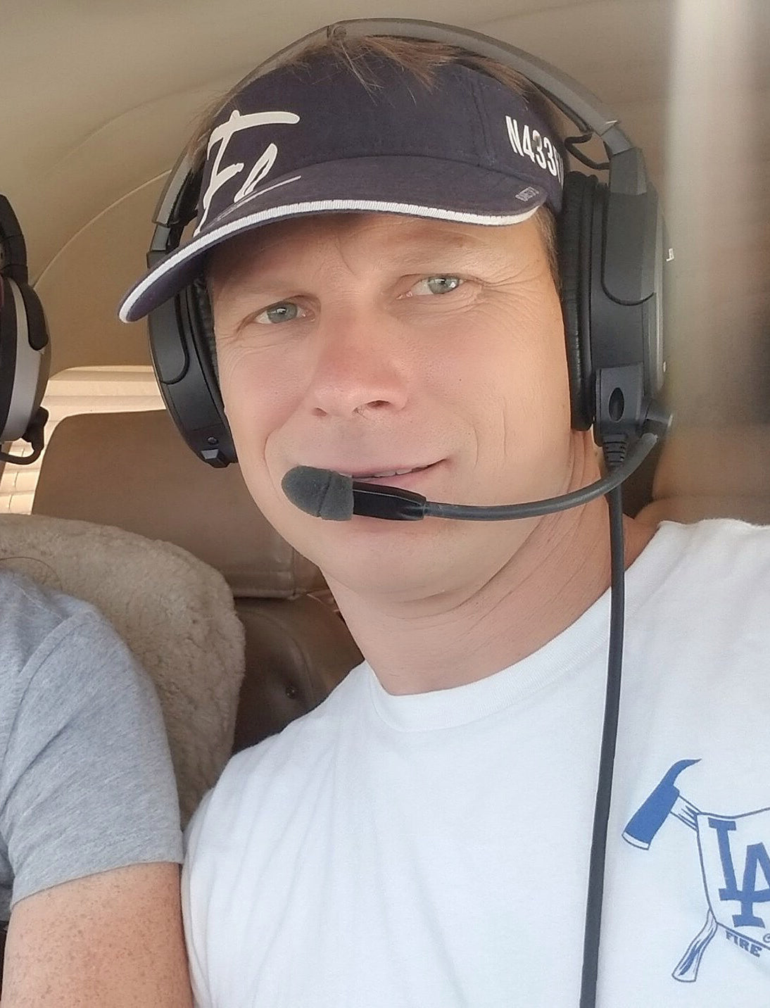 Fly Signature Sun Visor with Custom Tail Number