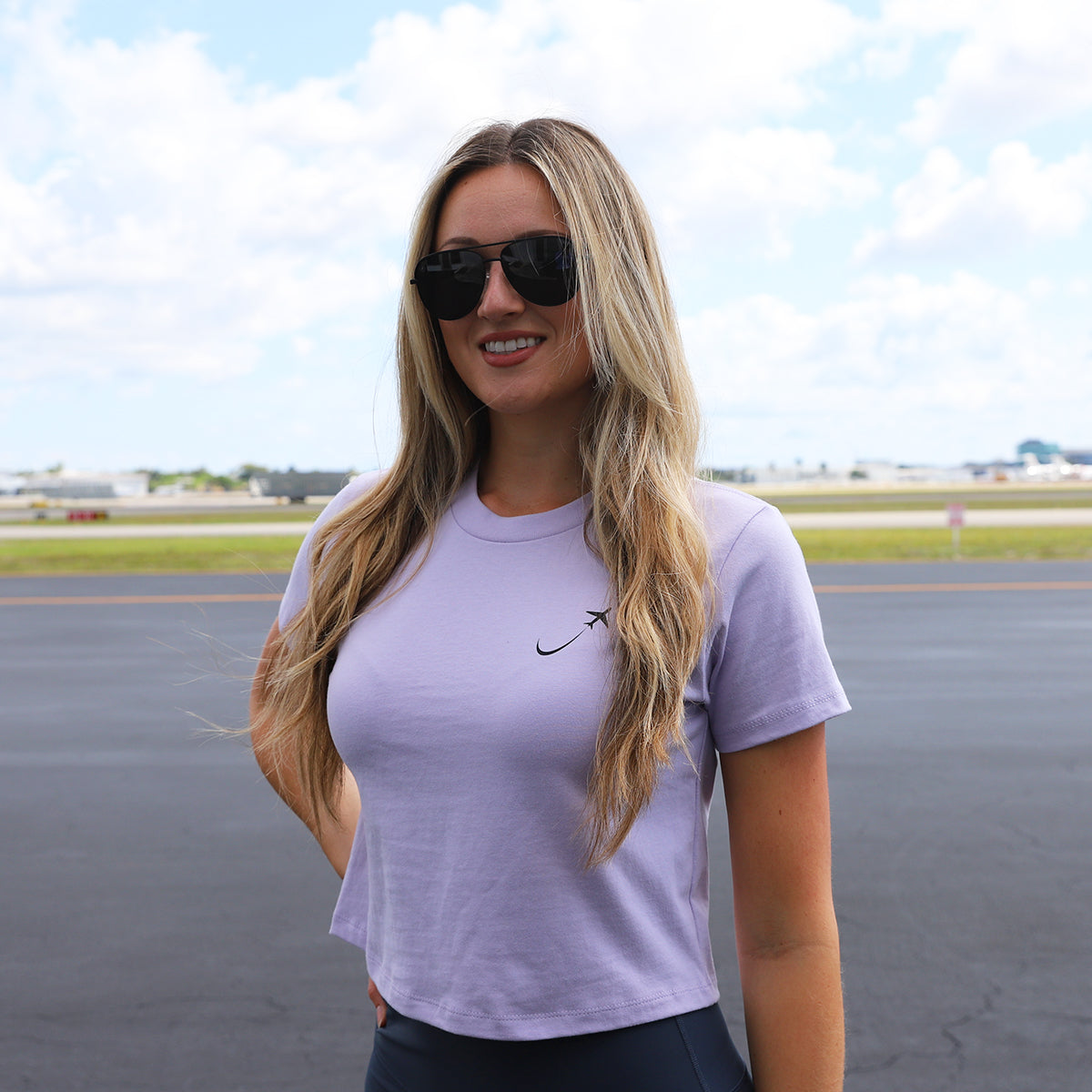 Dare To Fly Lavender Croptop