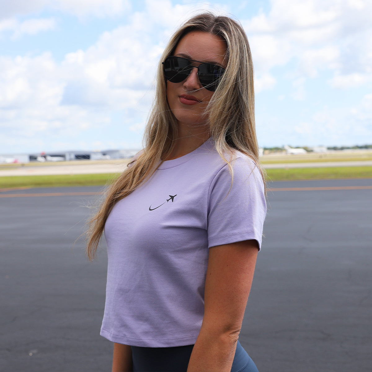 Dare To Fly Lavender Croptop