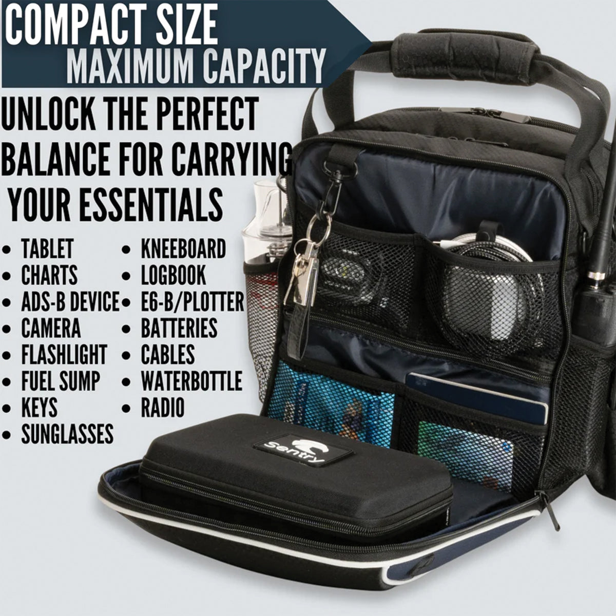 Entireflight compact pilot bag 