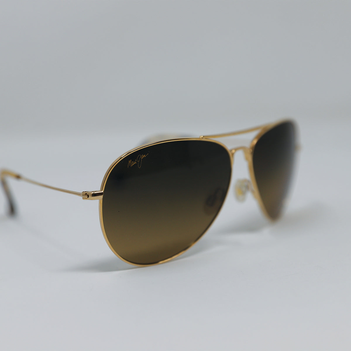 Mavericks Gold Aviator Sunglasses