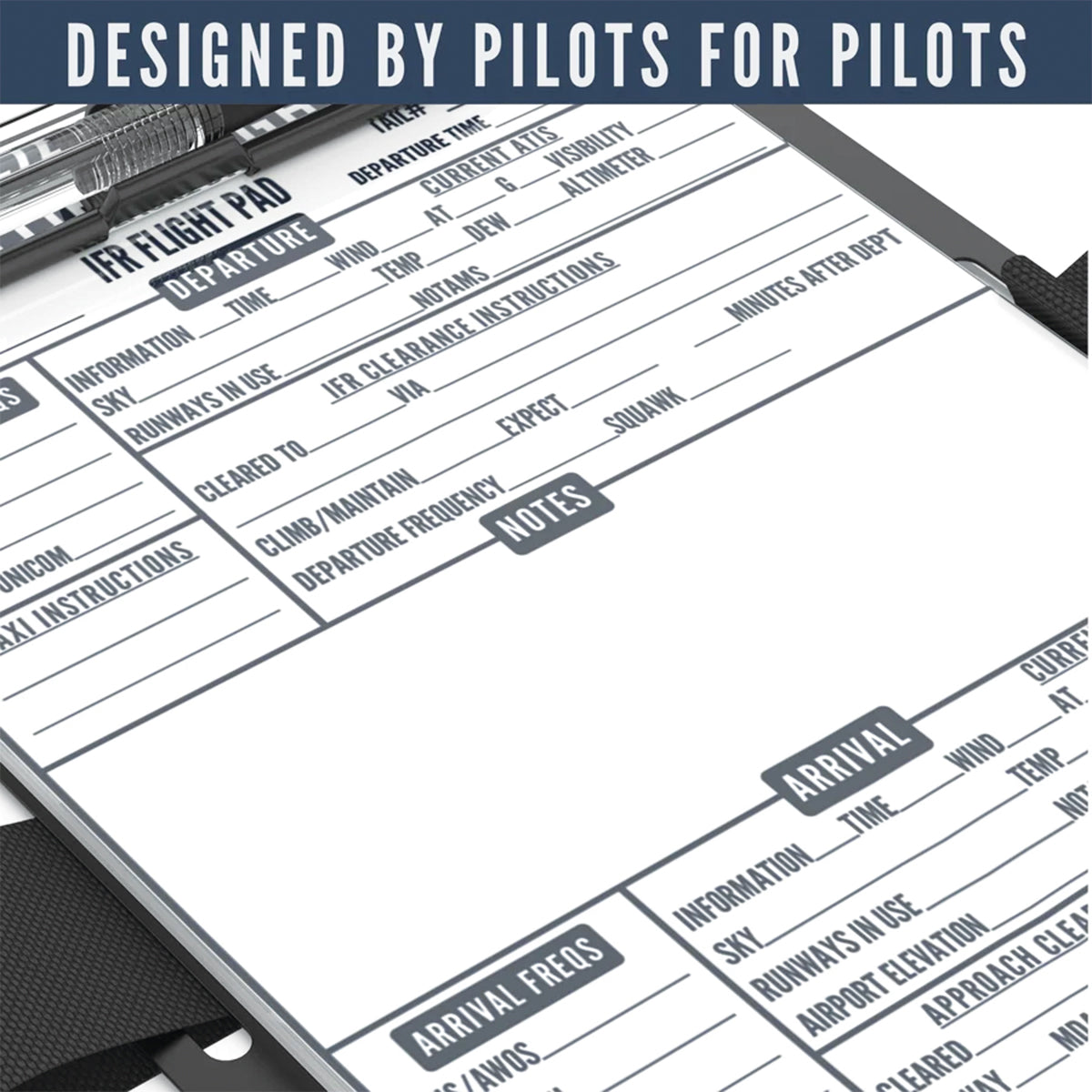 IFR Flight pads for pilots and students